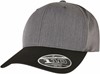 Flexfit FX110MM 110 Melange Mix Cap - Dark Grey/Black - One Size afbeelding