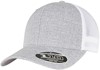Flexfit FX110MT 110 Mesh 2-Tone Cap - Melange Silver/White - One Size afbeelding
