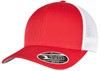 Flexfit FX110MT 110 Mesh 2-Tone Cap - Red/White - One Size afbeelding