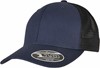 Flexfit FX110ST 110 Structured Canvas Trucker Cap - Navy/Black - One Size afbeelding