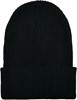 Flexfit FX1504RY Recycled Yarn Ribbed Knit Beanie - Black - One Size afbeelding