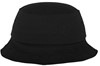 Flexfit FX5003 Flexfit Cotton Twill Bucket Hat - Black - One Size afbeelding