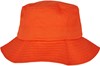 Flexfit FX5003 Flexfit Cotton Twill Bucket Hat - Orange - One Size afbeelding