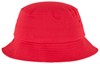 Flexfit FX5003 Flexfit Cotton Twill Bucket Hat - Red - One Size afbeelding
