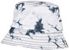 Flexfit FX5003BD Batik Dye Reversible Bucket Hat - Black-White/Black - One Size afbeelding