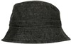 Flexfit FX5003DB Denim Bucket Hat - Black/Grey - One Size afbeelding