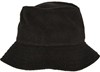 Flexfit FX5003FB Frottee Bucket Hat - Black - One Size afbeelding