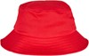Flexfit FX5003KH Kids´ Flexfit Cotton Twill Bucket Hat - Red - One Size afbeelding
