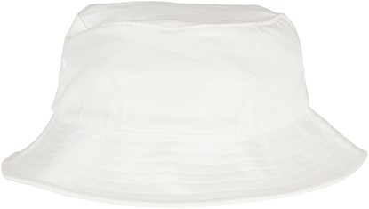 Flexfit FX5003KH Kids´ Flexfit Cotton Twill Bucket Hat - White - One Size