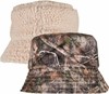 Flexfit FX5003RS Sherpa Real Tree Camo Reversible Bucket Hat - Camo Tree - One Size afbeelding