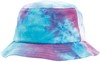 Flexfit FX5003TD Festival Print Bucket Hat - Purple/Turquoise - One Size afbeelding