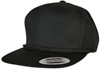 Flexfit FX6002 YP Classics® Poplin Golf Cap - Black - One Size afbeelding