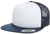 Flexfit FX6005FW Foam Trucker With White Front - Navy/White/Navy - One Size afbeelding