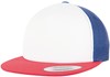 Flexfit FX6005FW Foam Trucker With White Front - Red/White/Royal - One Size afbeelding