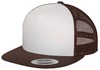 Flexfit FX6006W Classic Trucker - Brown/White/Brown - One Size afbeelding