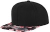 Flexfit FX6089F Floral Snapback - Black/Red (Floral) - One Size afbeelding