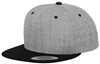 Flexfit FX6089MT Classic Snapback 2-Tone - Heather Grey/Black - One Size afbeelding