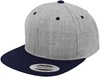 Flexfit FX6089MT Classic Snapback 2-Tone - Heather Grey/Navy - One Size afbeelding