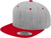 Flexfit FX6089MT Classic Snapback 2-Tone - Heather Grey/Red - One Size afbeelding
