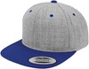 Flexfit FX6089MT Classic Snapback 2-Tone - Heather Grey/Royal - One Size afbeelding