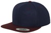 Flexfit FX6089MT Classic Snapback 2-Tone - Navy/Maroon - One Size afbeelding