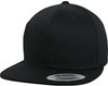 Flexfit FX6089OC Organic Cotton Snapback - Black - One Size afbeelding