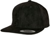 Flexfit FX6089SU Suede Leather Snapback - Black - One Size afbeelding