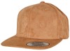 Flexfit FX6089SU Suede Leather Snapback - Khaki - One Size afbeelding