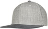 Flexfit FX6089VM Melange Velour Snapback - Grey/Grey - One Size afbeelding