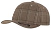 Flexfit FX6196 Flexfit Glen Check Cap - Brown/Khaki - S/M afbeelding