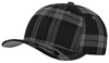 Flexfit FX6197 Flexfit Tartan Plaid Cap - Black/Grey - L/XL afbeelding