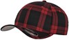 Flexfit FX6197 Flexfit Tartan Plaid Cap - Black/Red - L/XL afbeelding