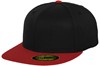 Flexfit FX6210T Premium 210 Fitted 2-Tone - Black/Red - S/M (6 7/8 - 7 1/4) afbeelding