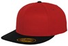 Flexfit FX6210T Premium 210 Fitted 2-Tone - Red/Black - S/M (6 7/8 - 7 1/4) afbeelding