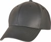 Flexfit FX6245AL Synthetic Leather Alpha Shape Dad Cap - Black - One Size afbeelding