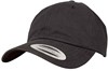 Flexfit FX6245PT Peached Cotton Twill Dad Cap - Black - One Size afbeelding