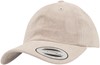 Flexfit FX6245VC Low Profile Velours Cap - Sand - One Size afbeelding