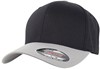 Flexfit FX6277T Flexfit Wooly Combed 2-Tone Cap - Black/Silver - S/M afbeelding
