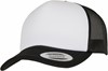 Flexfit FX6320W YP Classics® Curved Foam Trucker Cap - Black/White/Black - One Size afbeelding