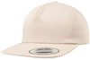 Flexfit FX6502 Unstructured 5-Panel Snapback - Khaki - One Size afbeelding