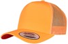 Flexfit FX6506NT Neon Retro Trucker Cap - Neon Orange - One Size afbeelding