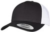 Flexfit FX6506T 5-Panel Retro Trucker 2-Tone Cap - Black/White - One Size afbeelding