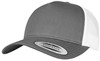 Flexfit FX6506T 5-Panel Retro Trucker 2-Tone Cap - Charcoal/White - One Size afbeelding