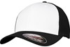 Flexfit FX6511CF Flexfit Mesh Colored Front Cap - Black/White/Black - L/XL afbeelding