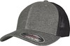 Flexfit FX6511M Retro Trucker Melange Cap - Khaki/Black Mesh - S/M afbeelding