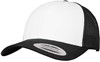 Flexfit FX6606CF Retro Trucker Colored Front - Black/White/Black - One Size afbeelding