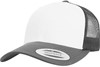 Flexfit FX6606CF Retro Trucker Colored Front - Dark Grey/White/Dark Grey - One Size afbeelding
