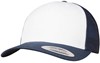 Flexfit FX6606CF Retro Trucker Colored Front - Navy/White/Navy - One Size afbeelding