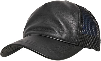Flexfit FX6606LT Leather Trucker Cap