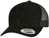 Flexfit FX6606SU Suede Leather Trucker Cap - Black - One Size afbeelding